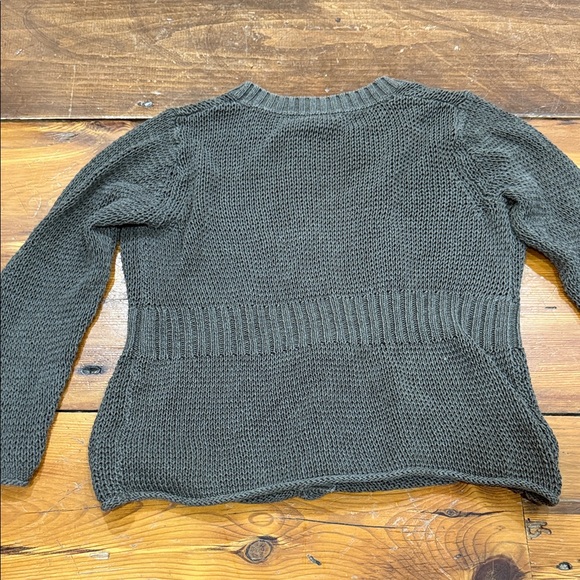 Eddie Bauer Forest Green Knit Cardigan Size Large - Picture 10 of 10